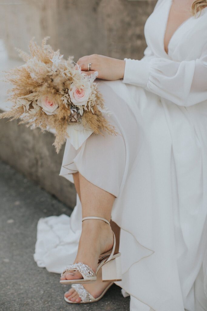 Long sleeve wedding dress