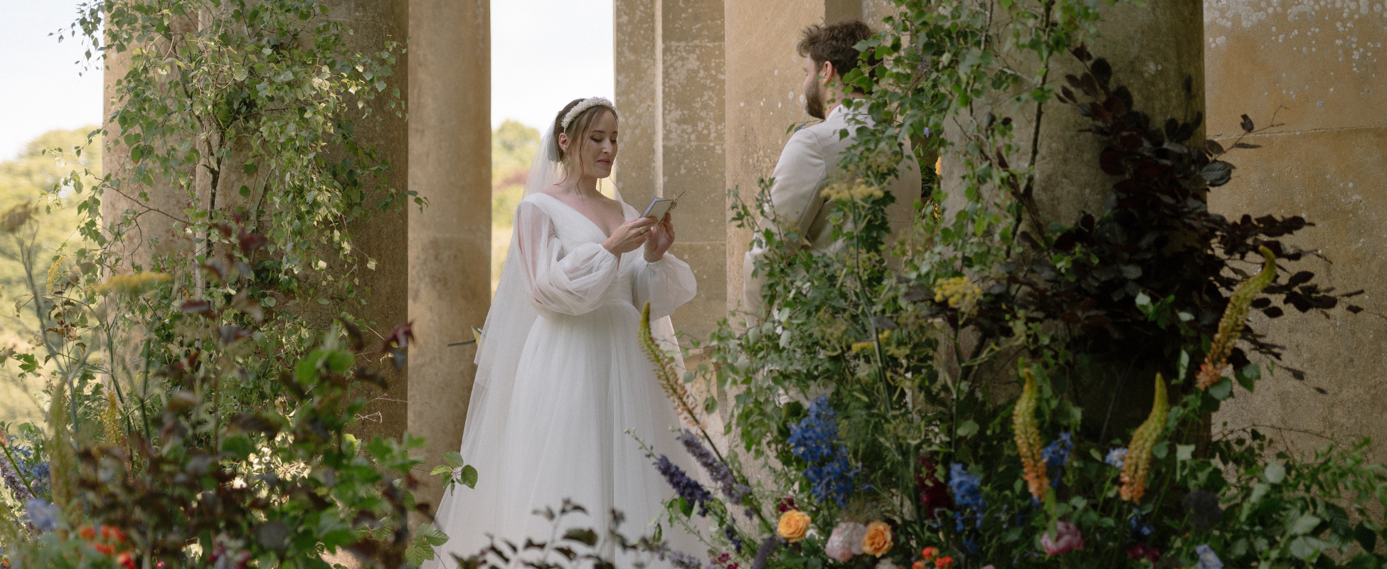 GBS Herve Paris real bride in her Cindy wedding dress